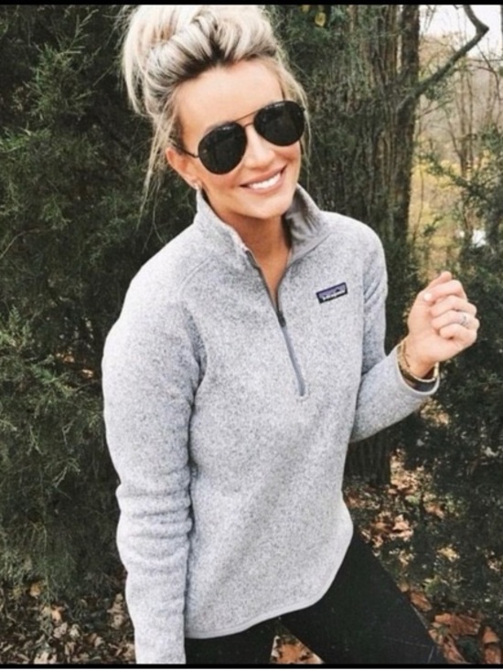 Patagonia Sweaters - ⛰️ Patagonia - Womens Gray Better Sweater 1/4 zip Fleece Pullover